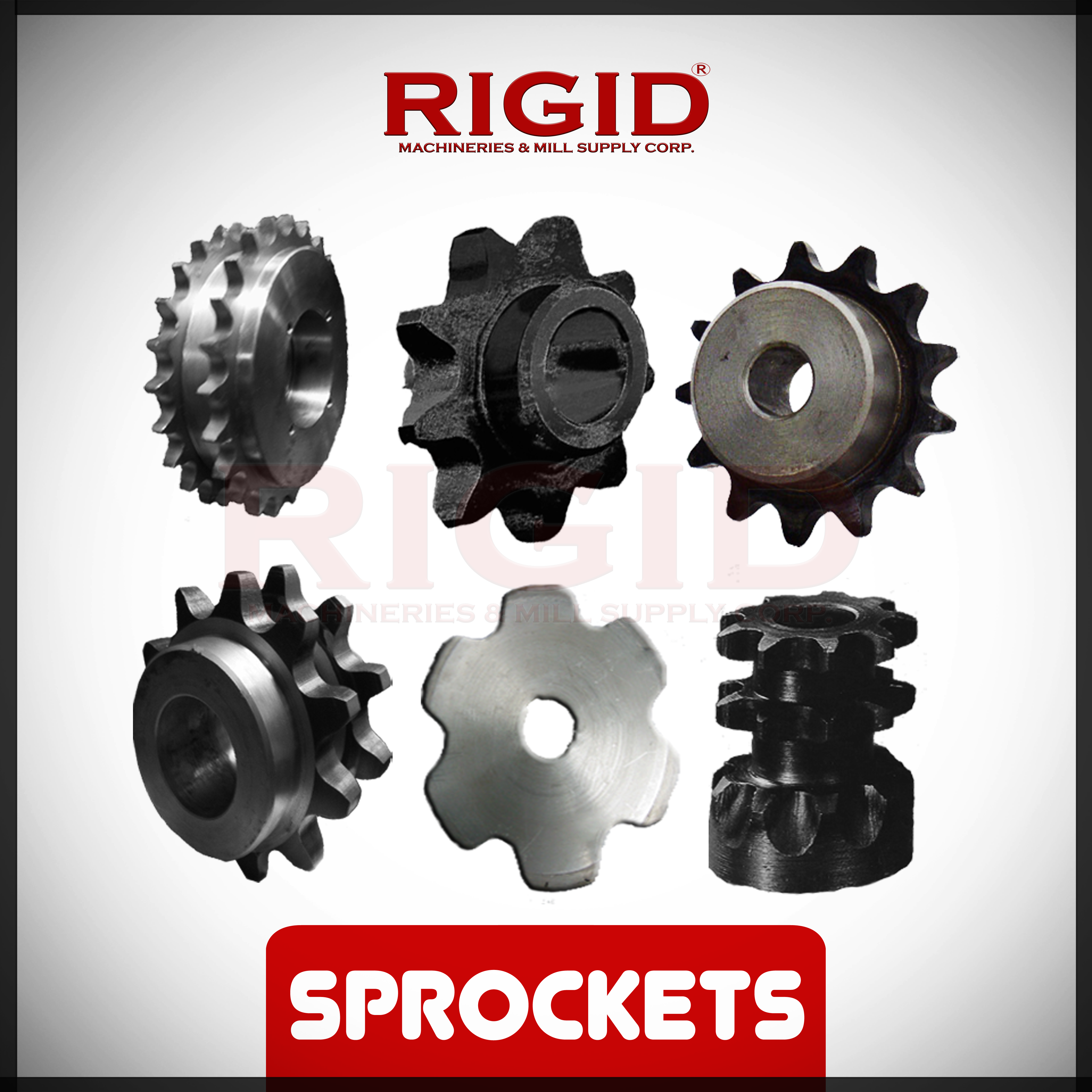 Sprockets | Rigid Machineries and Mill Supply Corp.